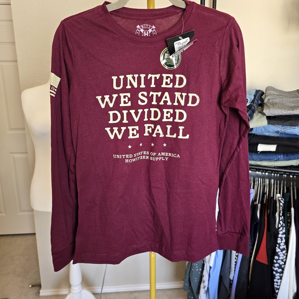 Patriotic LS Tee Medium NWT